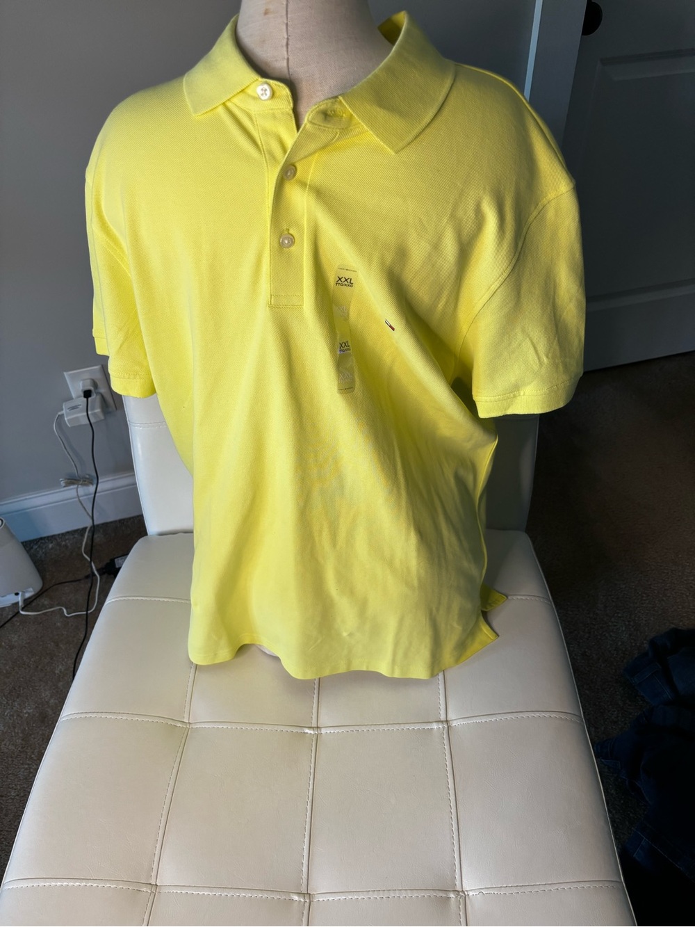 Tommy Hilfiger Light Yellow Kids Polo Shirt